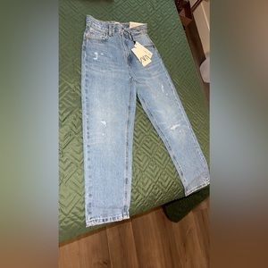 Zara Girls Mom Fit Jeans
